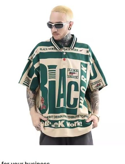 T-Shirt Oversized Plus Size With Letter Pattern Design T-Shirts For Men